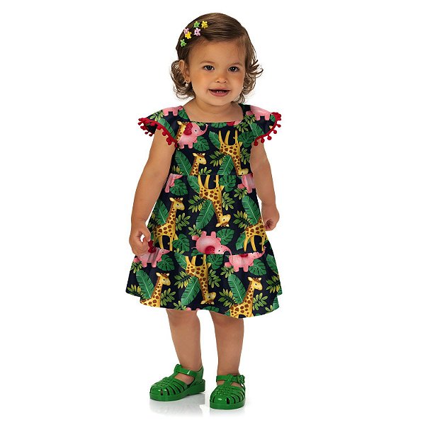 VESTIDO INFANTIL GIRAFINHA - KYLY