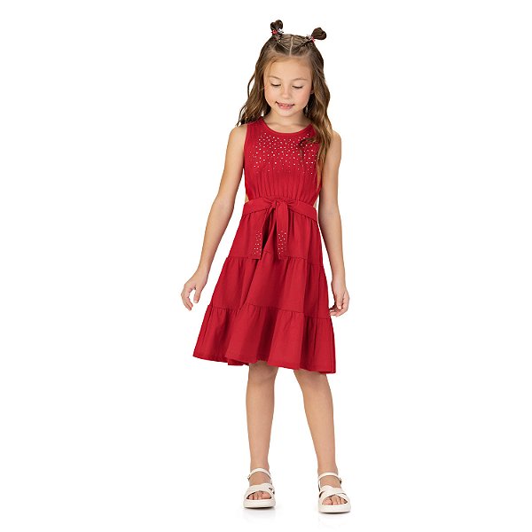 VESTIDO INFANTOJUVENIL CRANBERRY - KYLY