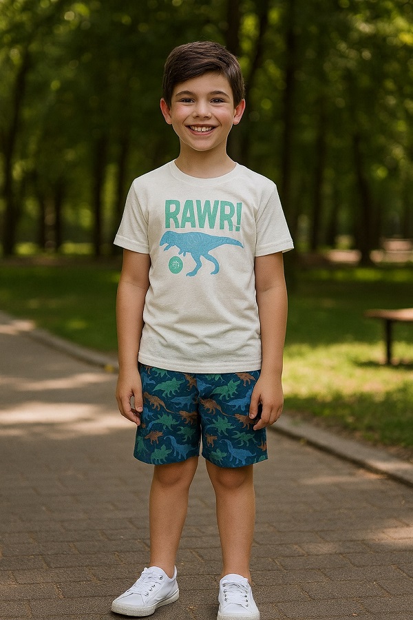 CONJUNTO INFATOJUVENIL MASCULINO DINO - KING & JOE