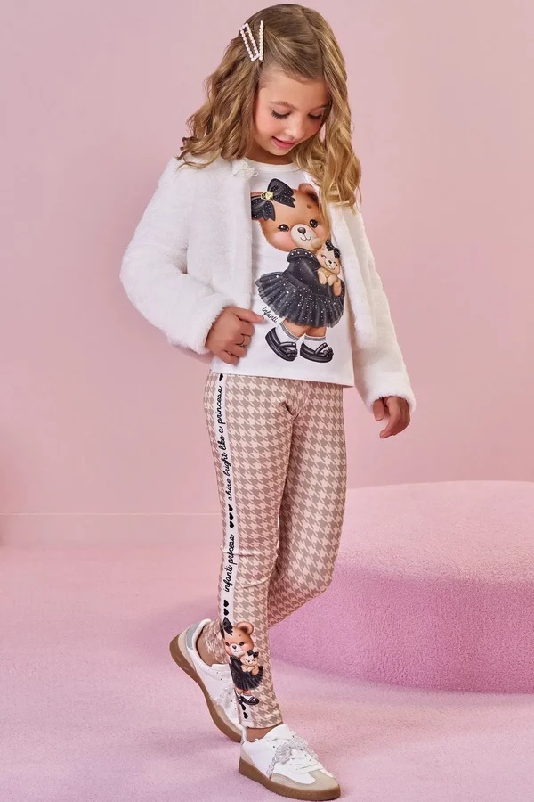 CALÇA LEGGING INFANTIL EM FLY TECH - INFANTI