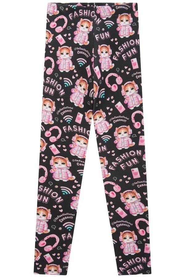 CALÇA LEGGING INFANTIL EM FLY TECH - INFANTI
