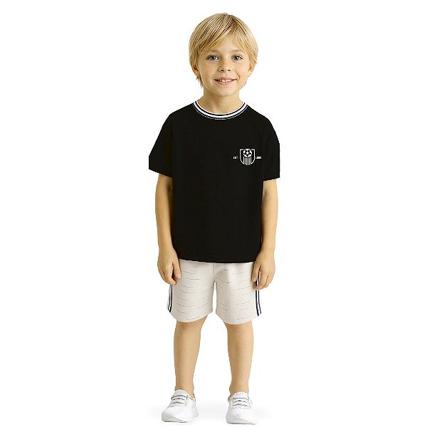 CONJUNTO INFANTOJUVENIL CAMISETA E BERMUDA - MALWEE