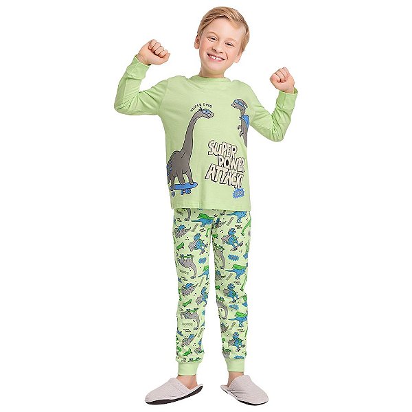 PIJAMA TEEN MASCULINO CAMISETA E CALÇA - FAKINI