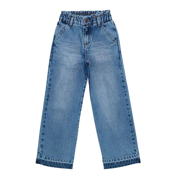 CALÇA JEANS FEMININA TEEN - MANIA KIDS