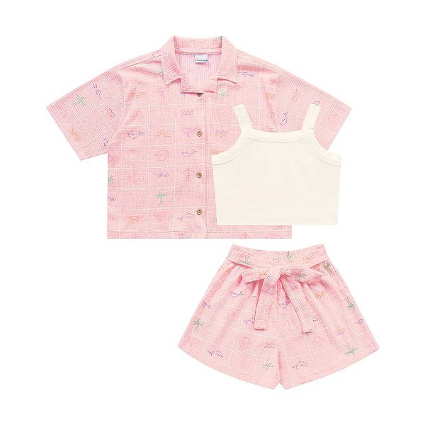 CONJUNTO INFANTOJUVENIL FEMININO - FAKINI