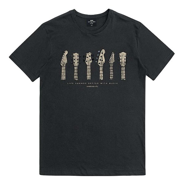 CAMISETA INFANTOJUVENIL BETTER WITH MUSIC - KING & JOE