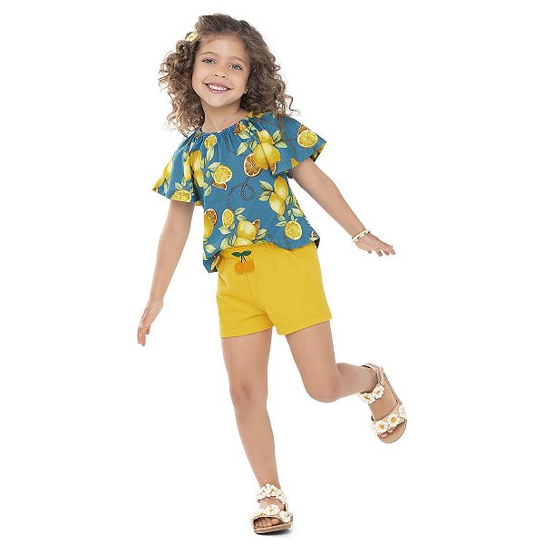CONJUNTO INFANTIL FEMININO LEMON - NANAI