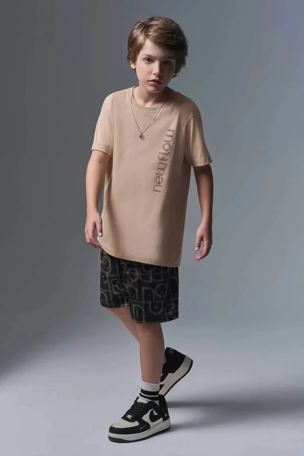 CONJUNTO INFANTOJUVENIL CAMISETA E BERMUDA - JOHNNY FOX
