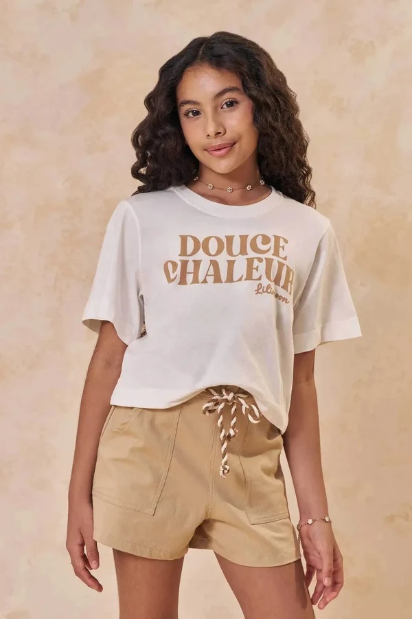 CONJUNTO TEEN BLUSA E SHORT - LILIMOON