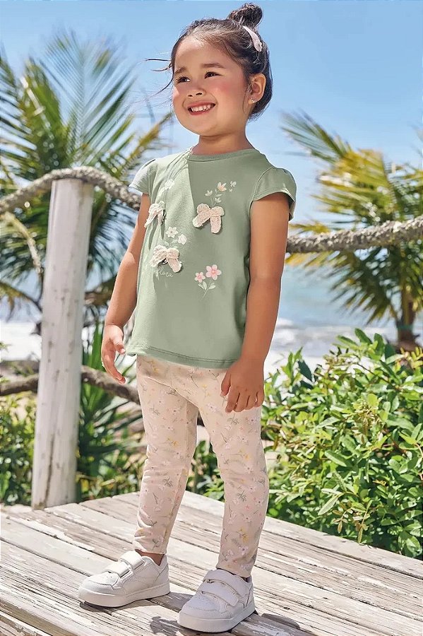 CONJUNTO INFANTIL BATA E LEGGING - INFANTI