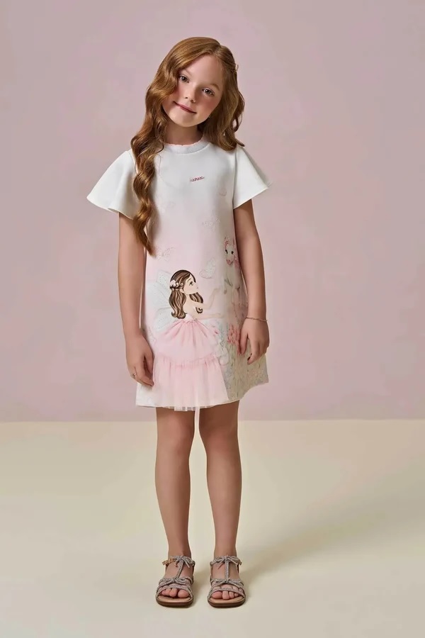 VESTIDO INFANTIL EM FLY TECH - INFANTI