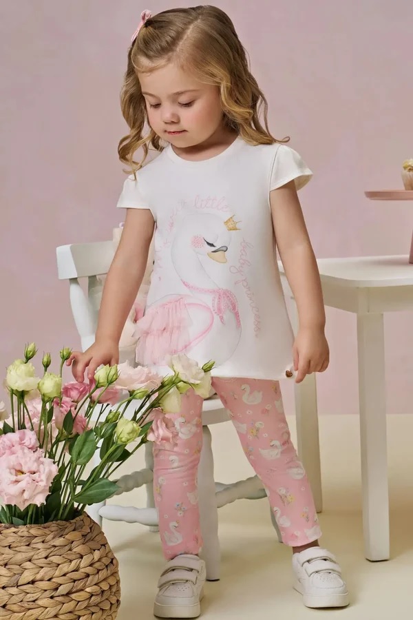 CONJUNTO INFANTIL BATA E LEGGING - INFANTI