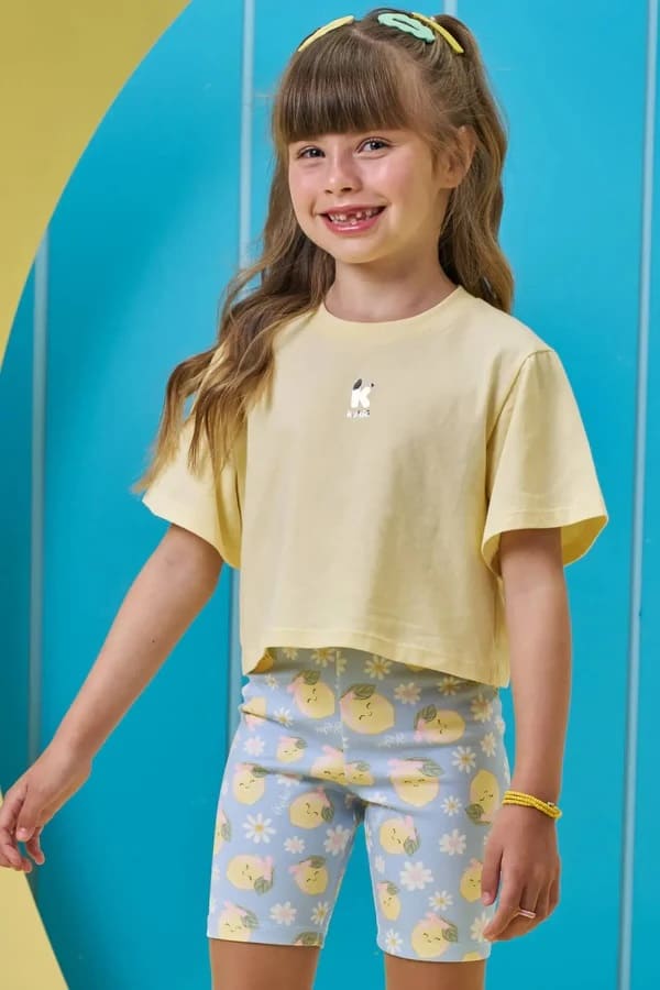 BLUSA INFANTOJUVENIL EM MEIA MALHA - KUKIÊ