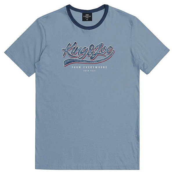 CAMISETA INFANTOJUVENIL EM MALHA CLASSIC - KING & JOE