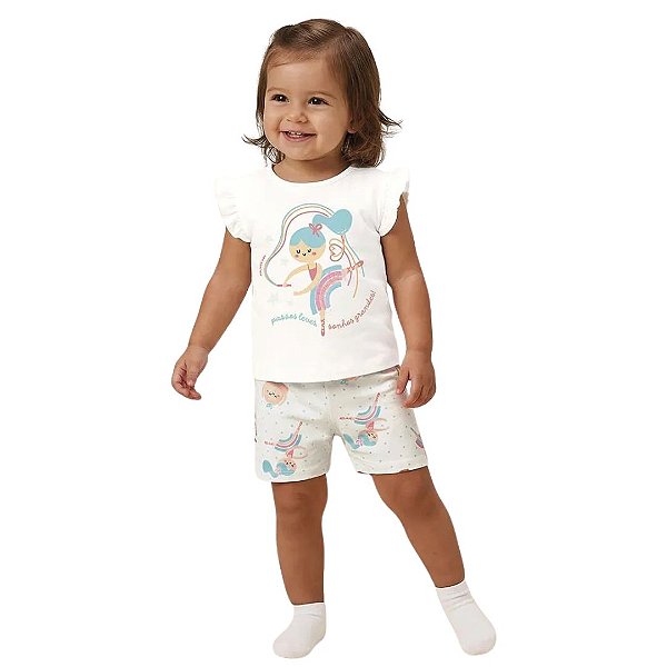 PIJAMA INFANTIL FEMININO - MALWEE