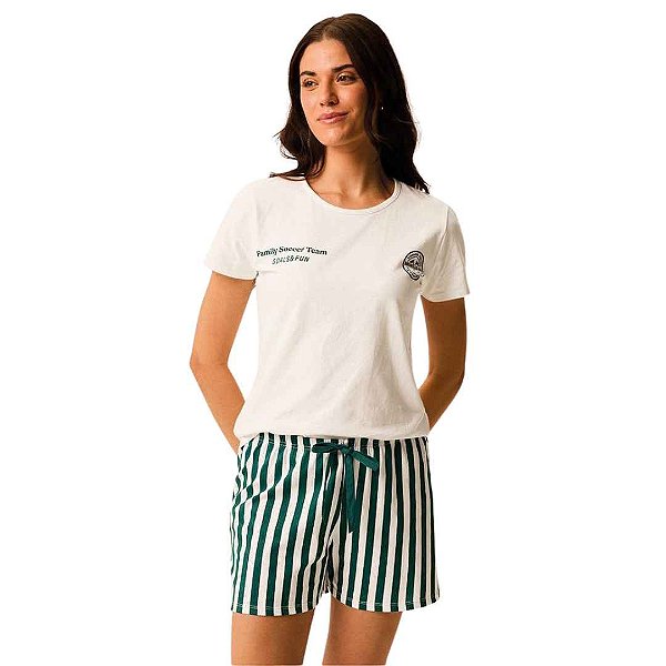 PIJAMA FEMININO LINHA FAMILY SOCCER - MALWEE