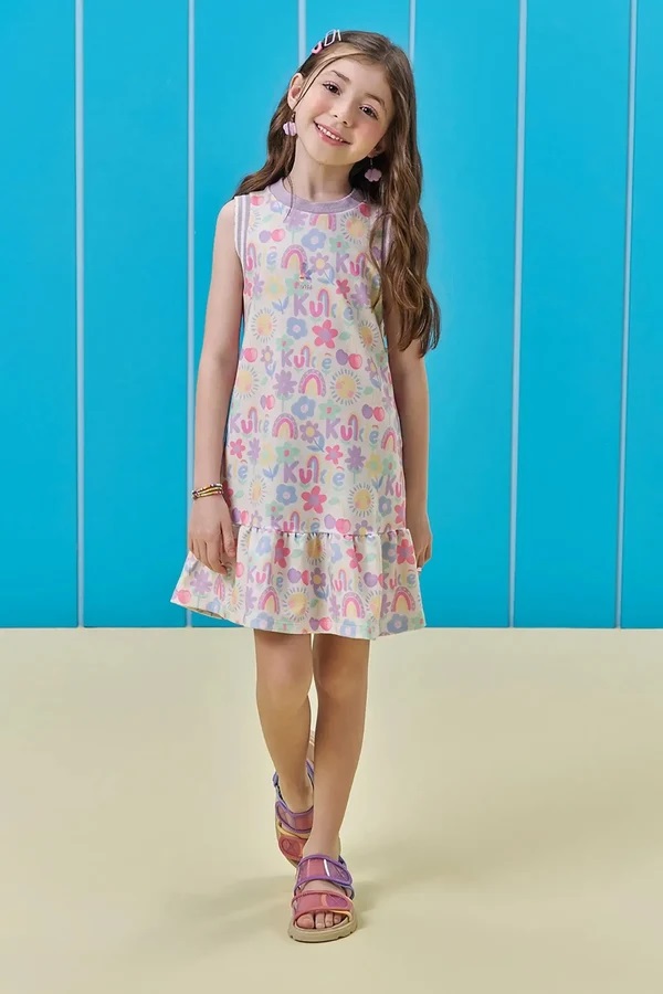 VESTIDO INFANTOJUVENIL REGATA - KUKIÊ