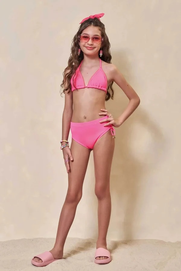 BIQUINI TEEN EM MALHA POLIAMIDA - LILIMOON