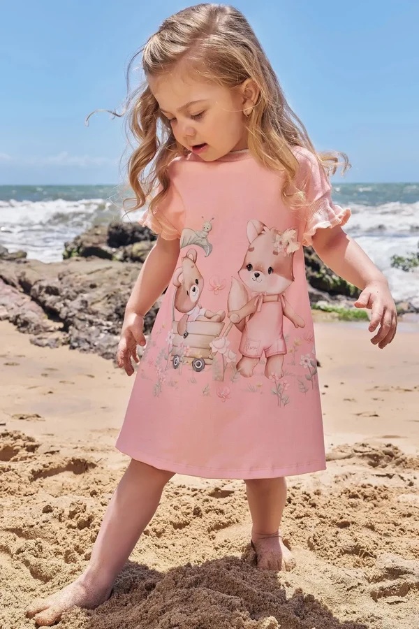 VESTIDO INFANTIL EM MALHA POWER - INFANTI