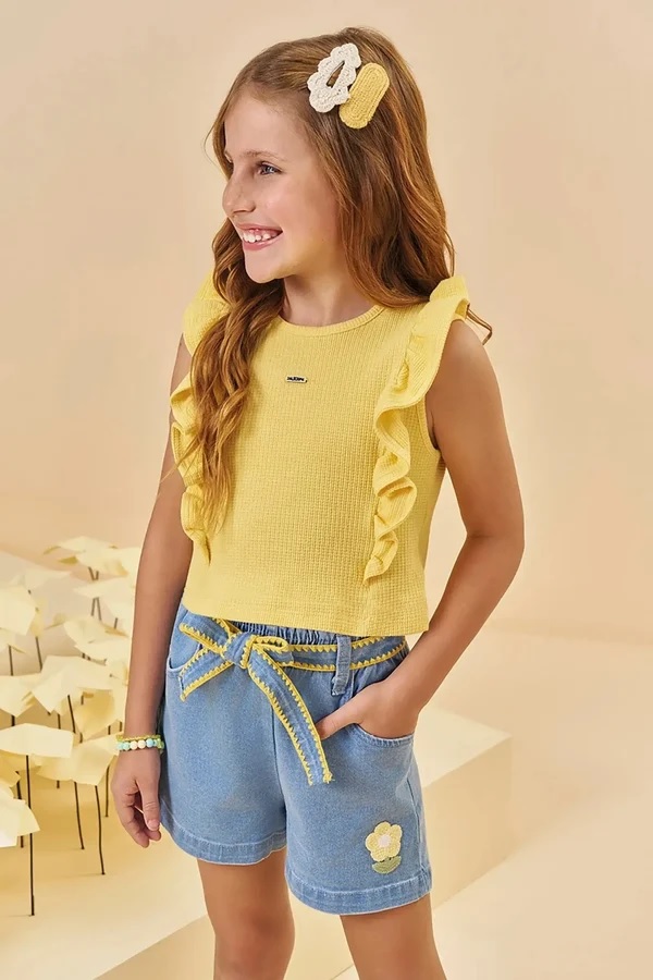 CONJUNTO INFANTOJUVENIL REGATA E SHORT - KUKIÊ