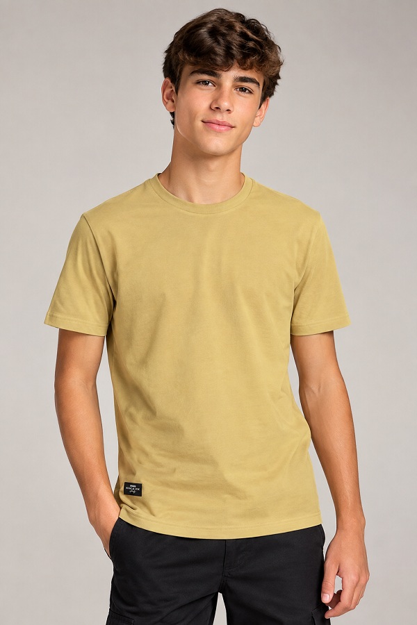 CAMISETA TEEN BÁSICA PREMIUM COTTON FLEX - KING & JOE