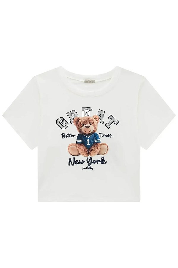 BLUSA TEEN EM MEIA MALHA  - VIC & VICKY