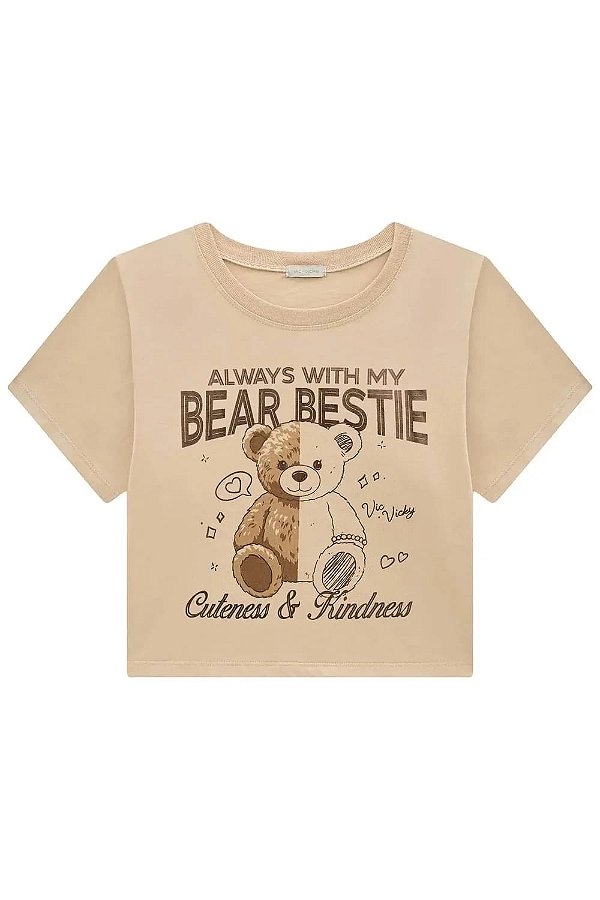BLUSA TEEN EM MEIA MALHA - VIC & VICKY