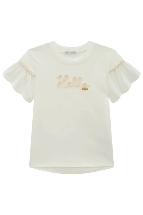 BLUSA TEEN EM MEIA MALHA - VIC & VICKY