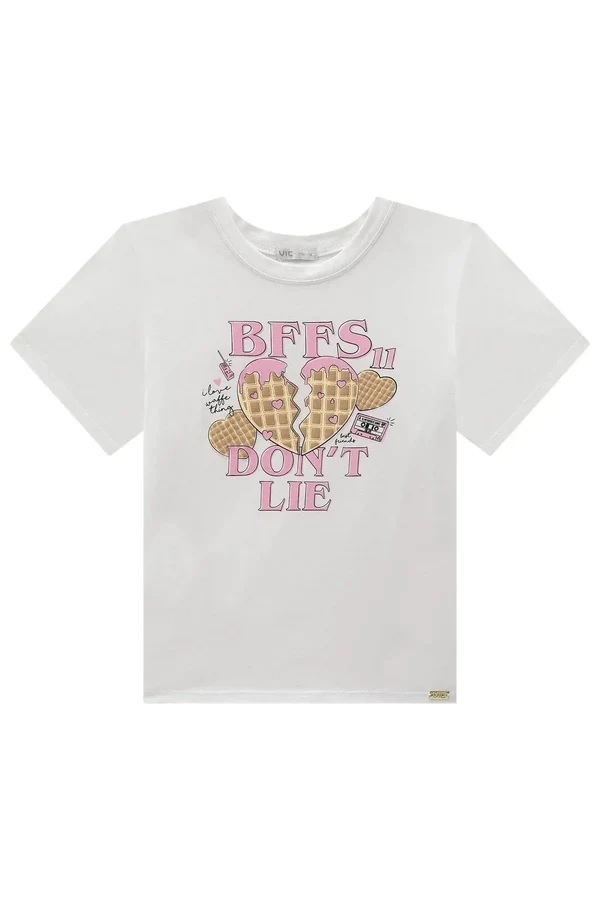 BLUSA TEEN EM MEIA MALHA - VIC & VICKY