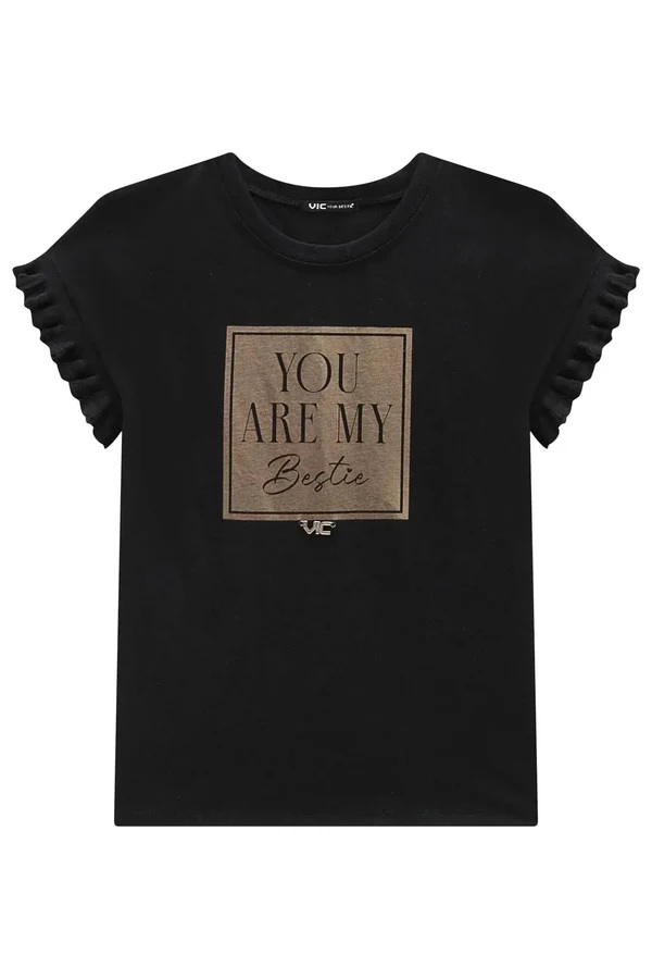 BLUSA TEEN EM MEIA MALHA - VIC & VICKY