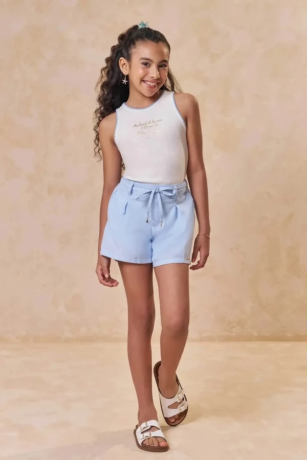 CONJUNTO TEEN REGATA E SHORT - LILIMOON