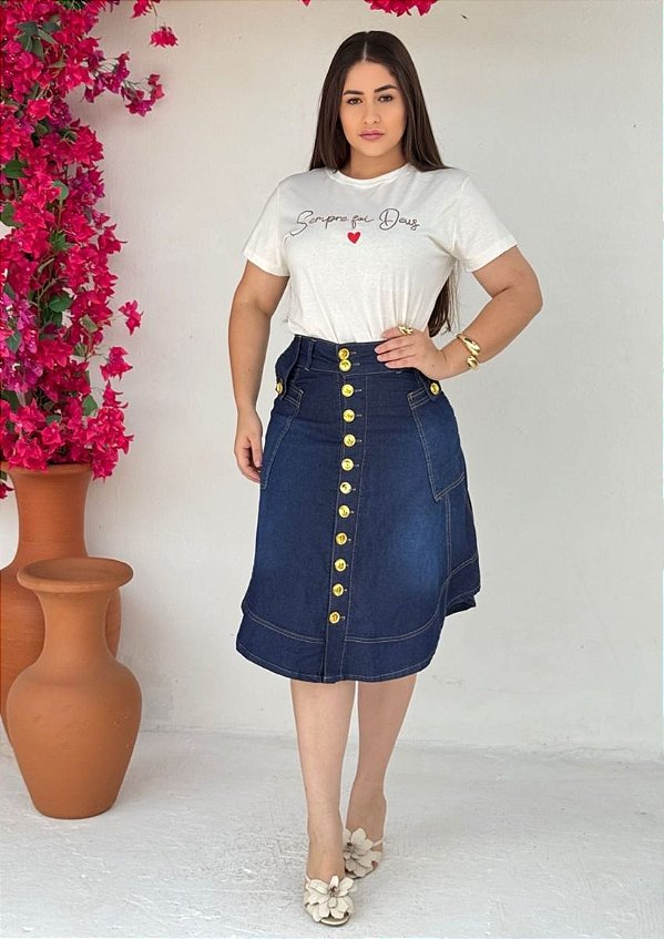 Saia jeans Carmen