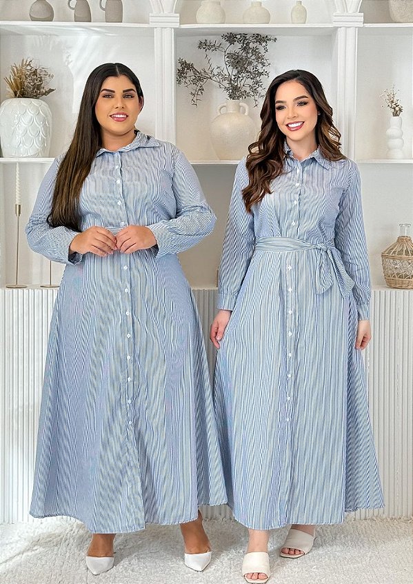 Vestido chemise Isadora