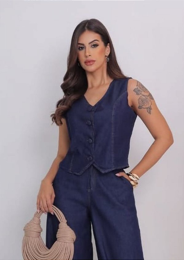 Colete jeans
