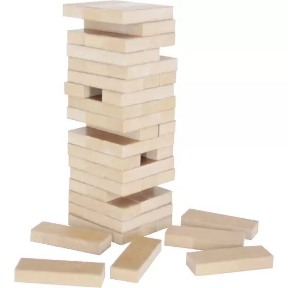Brinquedo Pedagógico (madeira) Torre Legal 54pecas - Carlu