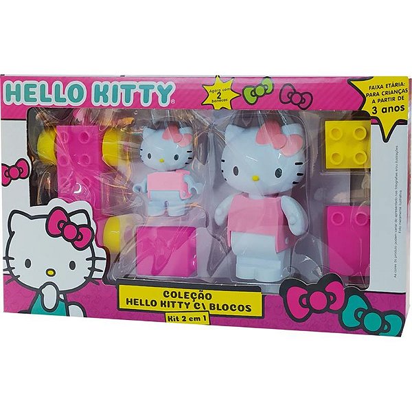 Brinquedo Para Montar Hello Kitty Com Blocos - Monte Libano