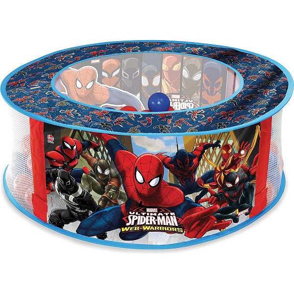 Piscina de bolinhas Spider-Man 100 Bolinhas - Lider