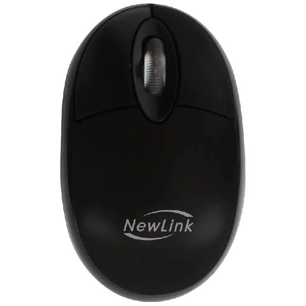 Mouse Mini Óptico USB Fit 1000 DPI 3 botões Preto - OEX