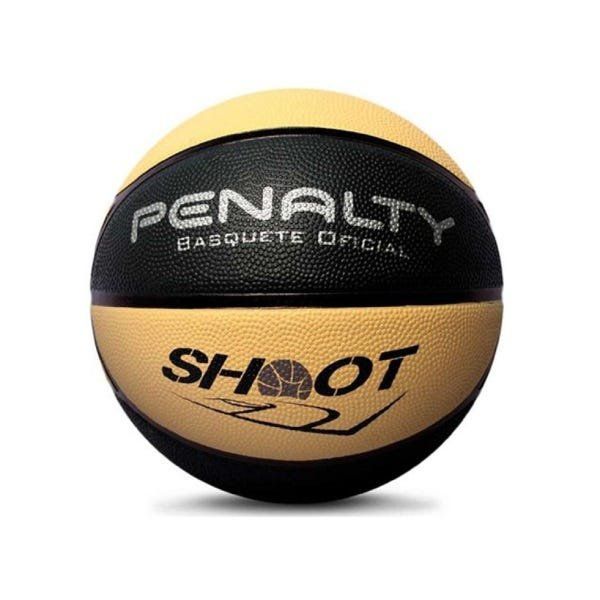 Bola de Basquete Penalty Shoot X Bege e Preta Original