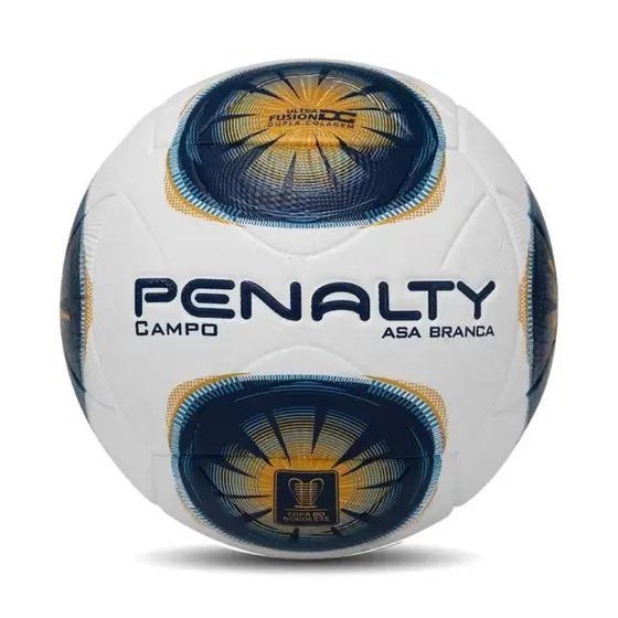 Bola de Futebol de Campo Asa Branca R2 Xxiii Branco, Azul e Amarelo - Penalty