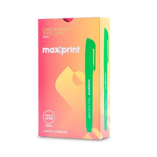 Caneta Marca Texto Needs Verde - Maxprint