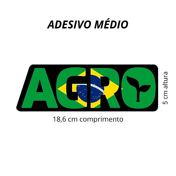 ADESIVO AGRO BRASIL - MÉDIO