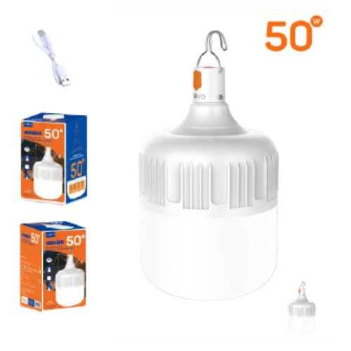 Luminária Lâmpada Bolha Recarregável 50 W