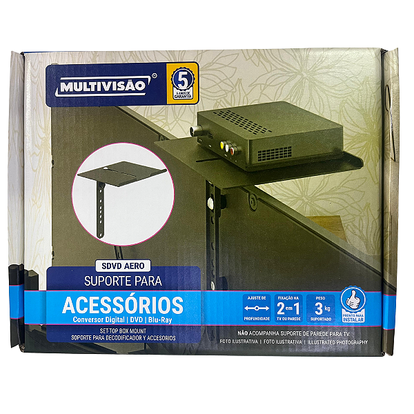 Suporte P/ Receptor De TV e Acessórios