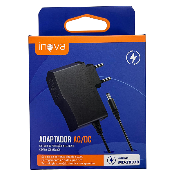 Fonte Carregador / Adaptador 5V AC/DC MD 20378
