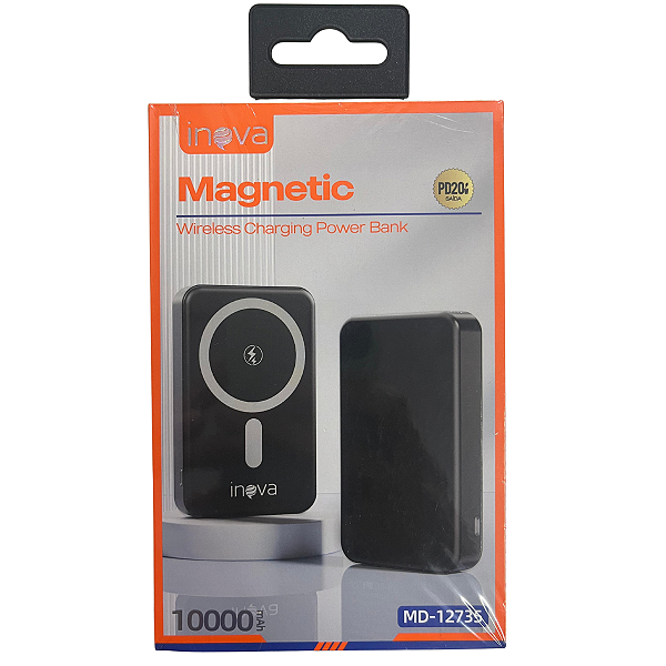 Power Bank Indução 10.000 MAH MD - 12735