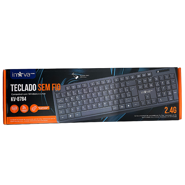 Teclado  Sem Fio  KV- 8784