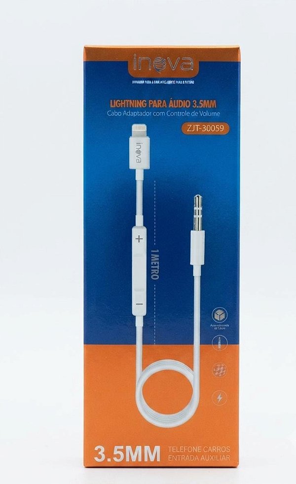 Adaptador P2 / Lightning ZJT 30059 UNIDADE
