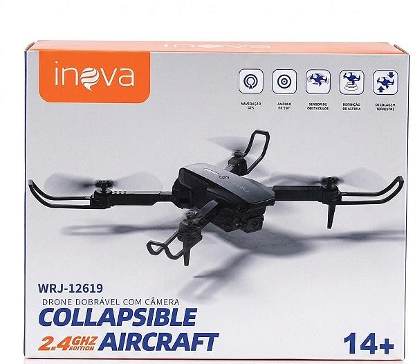 Drone WRJ - 12619 CINZA  UNIDADE