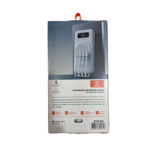 Power Bank 20.000 MAH  KTS K2 UNIDADE